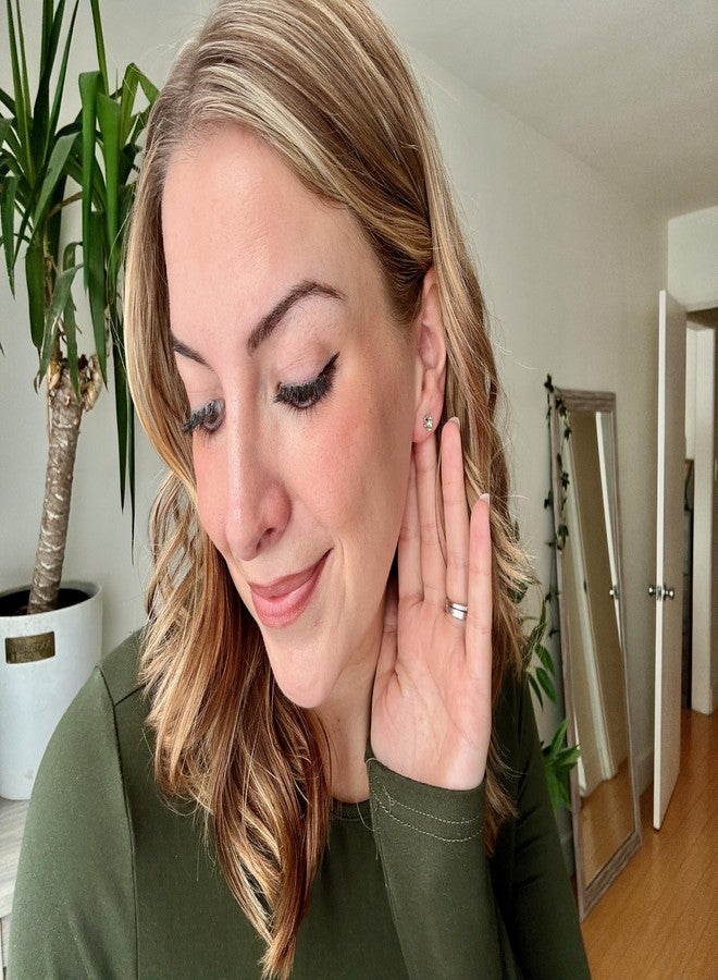 Cate & Chloe 18k White Gold Plated November Birthstone Pendant Necklace with Solitaire 1ct Simulated Diamond Crystals, Citrine Birthstone Necklace for Women, Gift for Her - Image 4