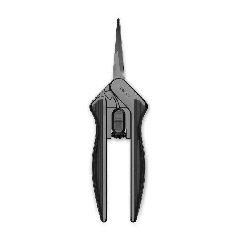 AC Infinity 6.6â€ Stainless Steel Pruning Shear, Lightweight Ergonomic Design, Straight Precision Blades with Nonstick Teflon Coating for Gardening, Hydroponics, Grow Tents - Image 1
