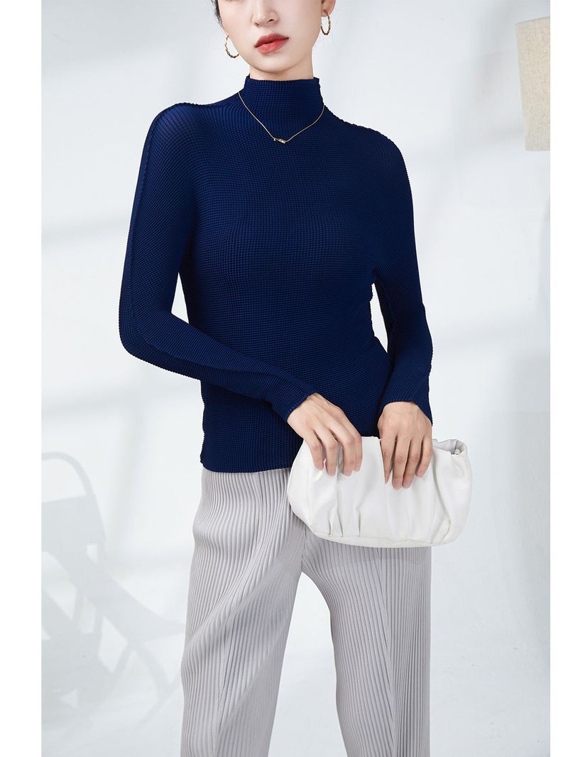 Women's Top Slim Fit Long Sleeves Elegant Base Layer - Image 4