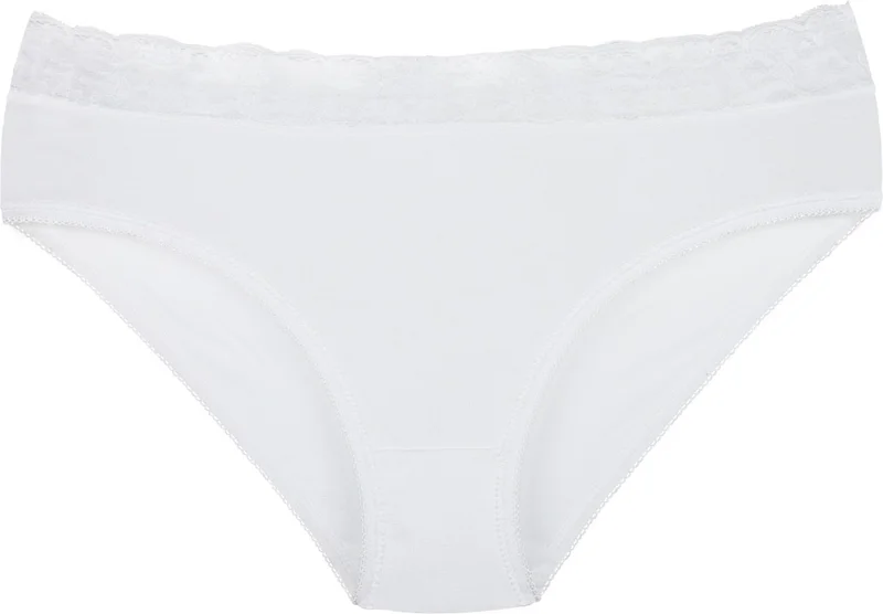 Sensu Women's Special Fabric Bamboo Waist Lace 3-Piece Panties Set - KTS1095