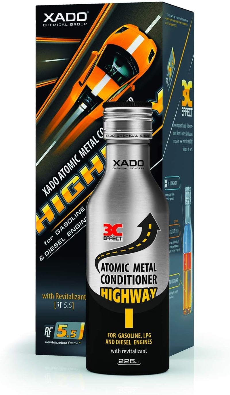 XADO Highway Atomic Metal Conditioner 225ml - Image 1