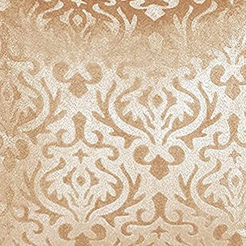 STARNSTYLE Premium Velvet Diwan Set - Bedsheet, 2pc Bolster Cover with Dori and 3pc Cushion Covers Large Set of 6 Pieces Beige - Image 4