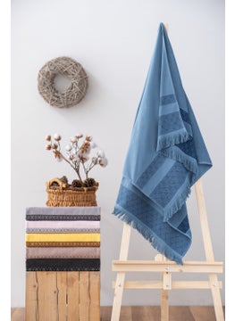 COTTON BOX Twins Towel 75 x 150 Indigo 