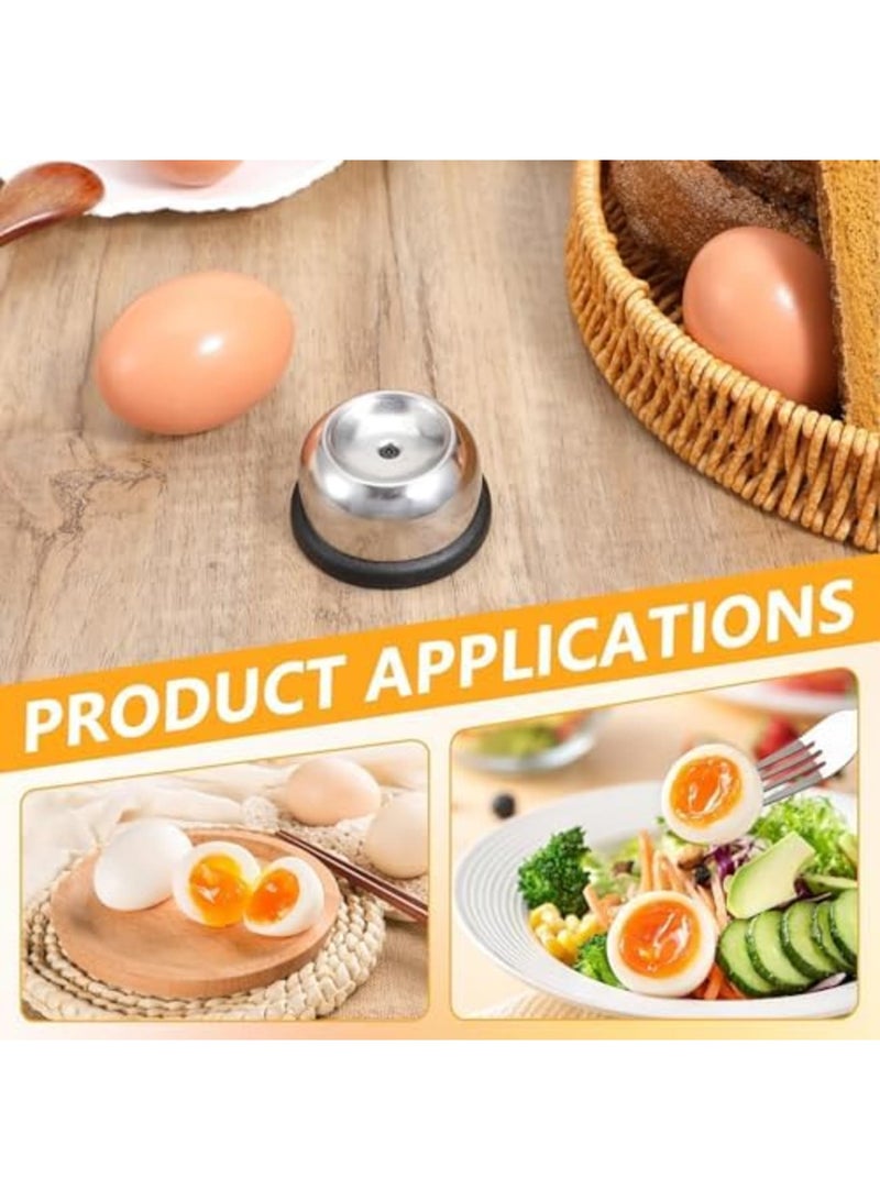 SYOSI أداة ثقب البيض النيء، شوكة من الفولاذ المقاوم للصدأ مع قاعدة قوية ودبوس حاد، أداة تقشير البيض المسلوق، مثقاب البيض للخبز والطهي وتحضير المطبخ (فضي) - Image 3