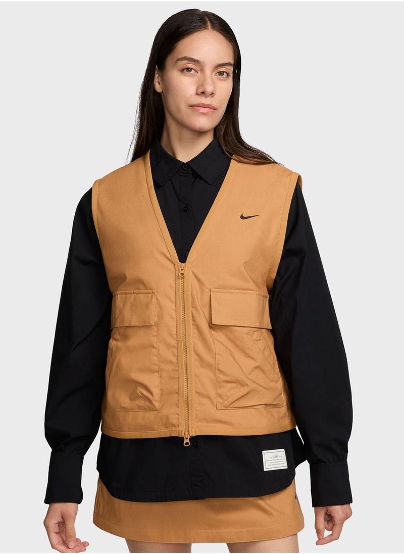 Nike Nsw Essential Woven Cargo Gilet - Image 1