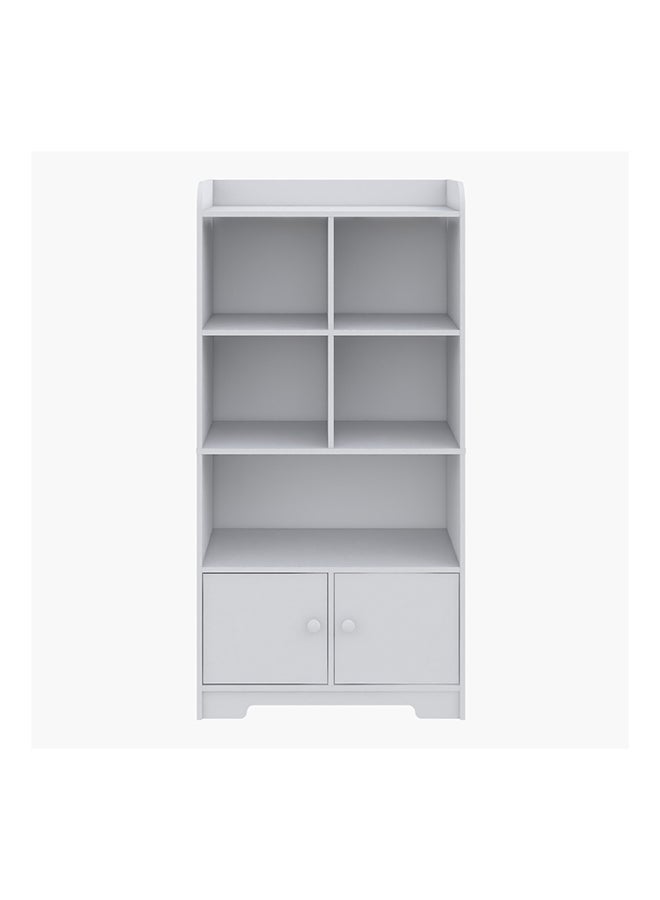 Home Box Vanilla Cody Bookcase Storage Unit with 2 Doors 60 x 120 x 29 cm  - Image 2