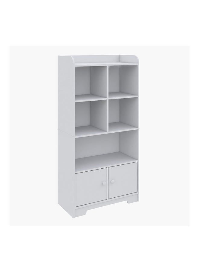 Home Box Vanilla Cody Bookcase Storage Unit with 2 Doors 60 x 120 x 29 cm  - Image 3