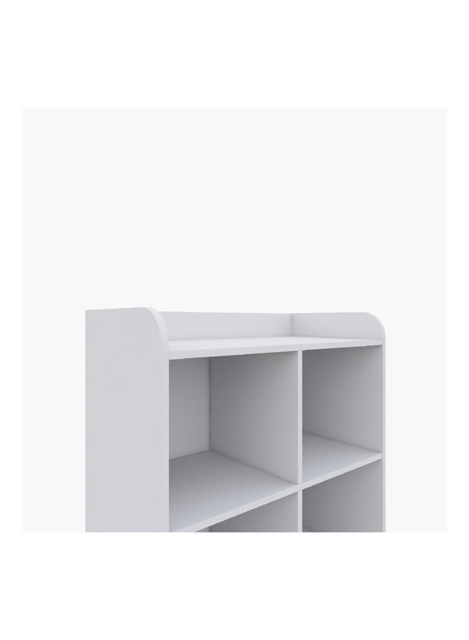 Home Box Vanilla Cody Bookcase Storage Unit with 2 Doors 60 x 120 x 29 cm  - Image 4