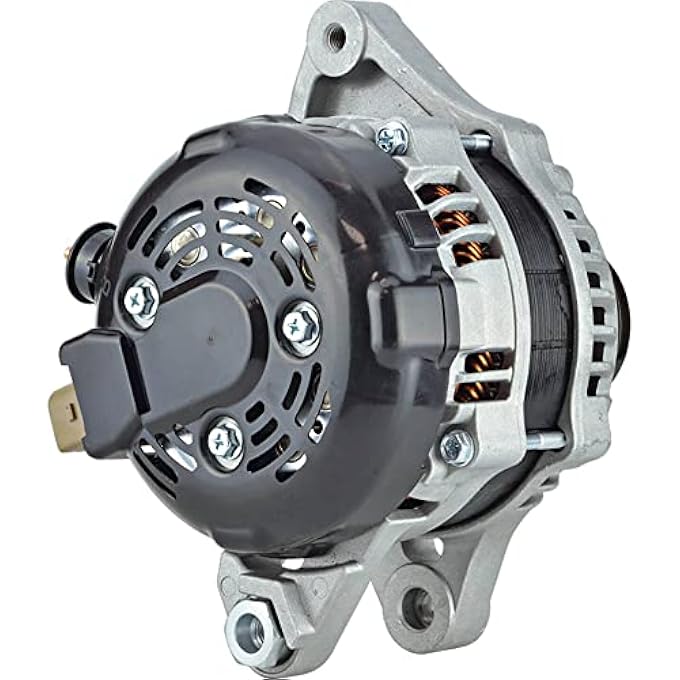 DB Electrical 400-52498R Alternator Compatible With/Replacement For 125Amp Internal Fan Type Decoupler Pulley Type Internal Regulator CW Rotation 12V 1.8L TOYOTA COROLLA 2014-2018 104211-3301 - Image 4