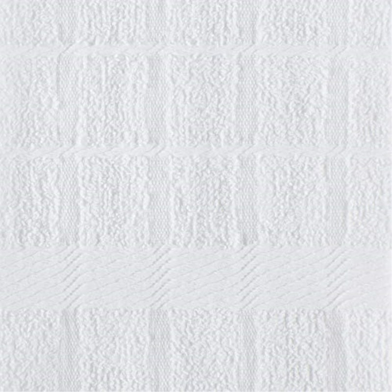 Design Imports DII Solid White Windowpane Terry Dishtowel 4 Piece - Image 3