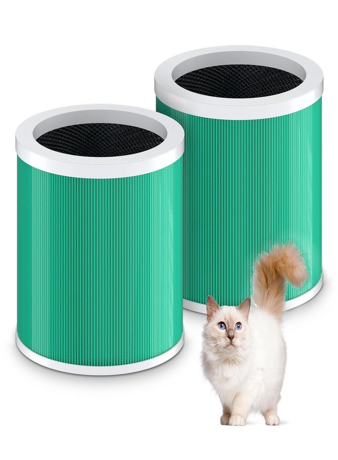 CHIVALZ Genuine HY1800 Air Purifier Replacement Filter, 3-in-1 Filtration, High-Efficiency Activated Carbon, True HEPA Filter (2 Pack) - Image 1