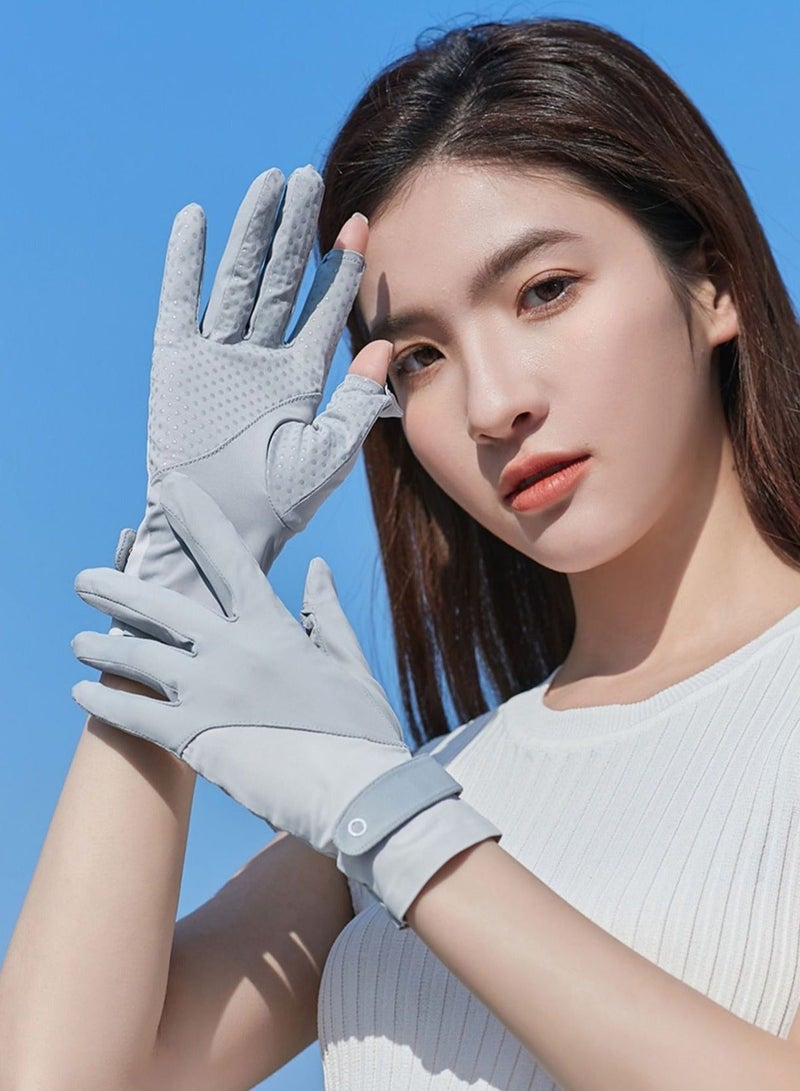 Full Finger Summer Bike Driving Cycling Gloves for  Women - Touchscreen Gel Pads Shock-Absorbing Road Bicycle Gloves for Outdoor Sports Biking Running Hiking - Image 3