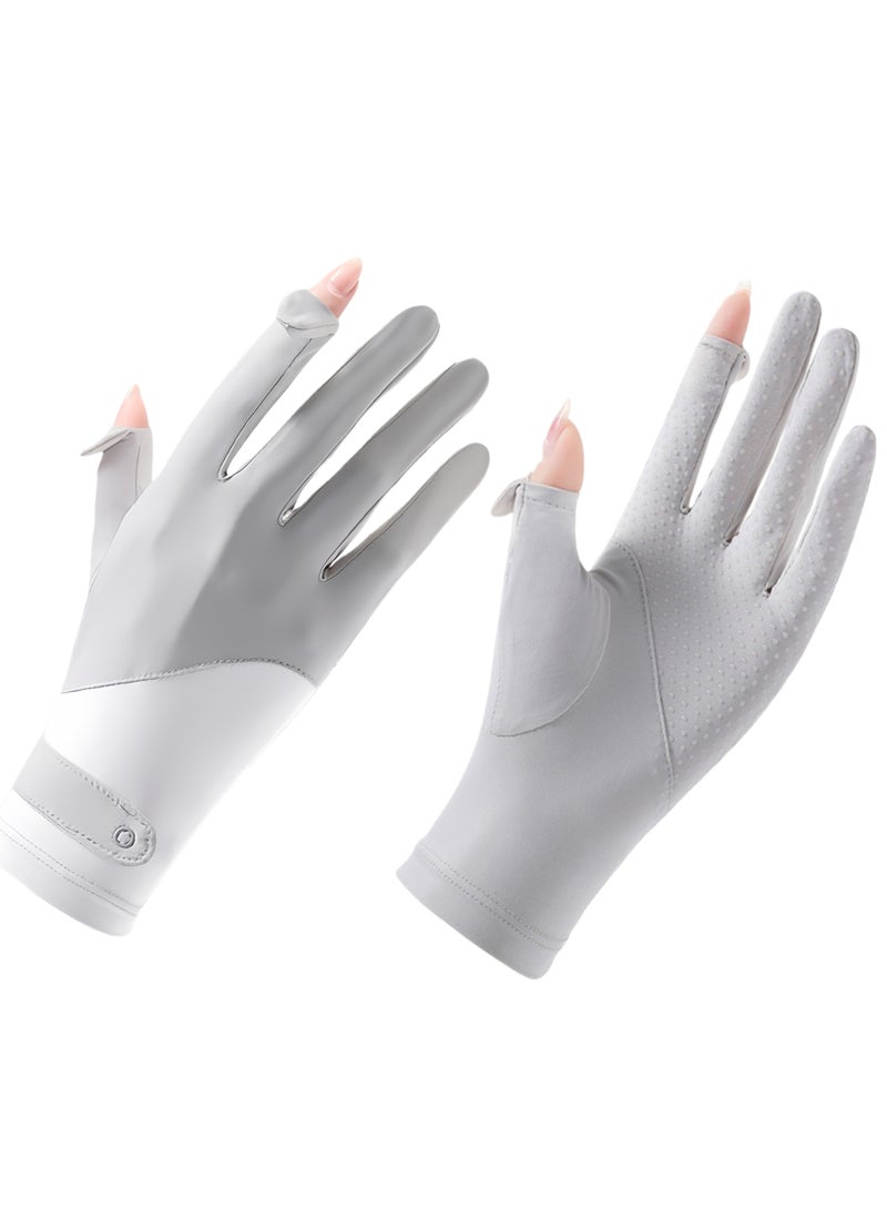 Full Finger Summer Bike Driving Cycling Gloves for  Women - Touchscreen Gel Pads Shock-Absorbing Road Bicycle Gloves for Outdoor Sports Biking Running Hiking - Image 1
