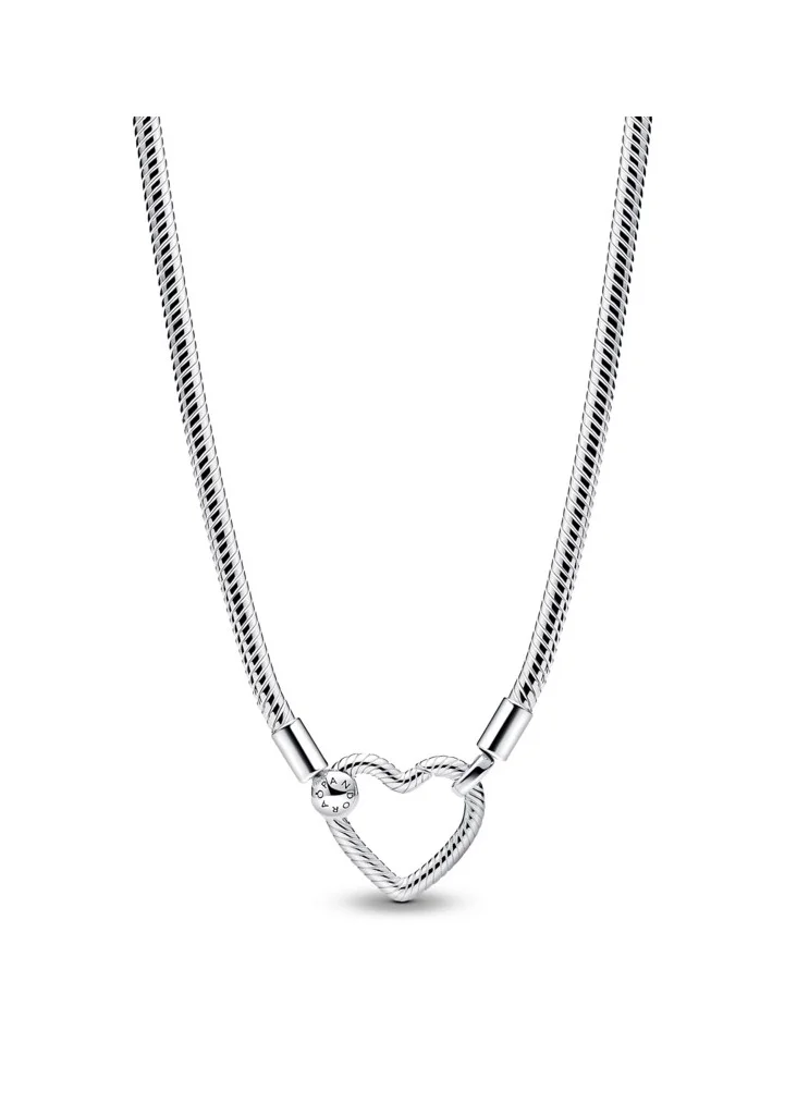 PANDORA Heart Closure Snake Chain Necklace