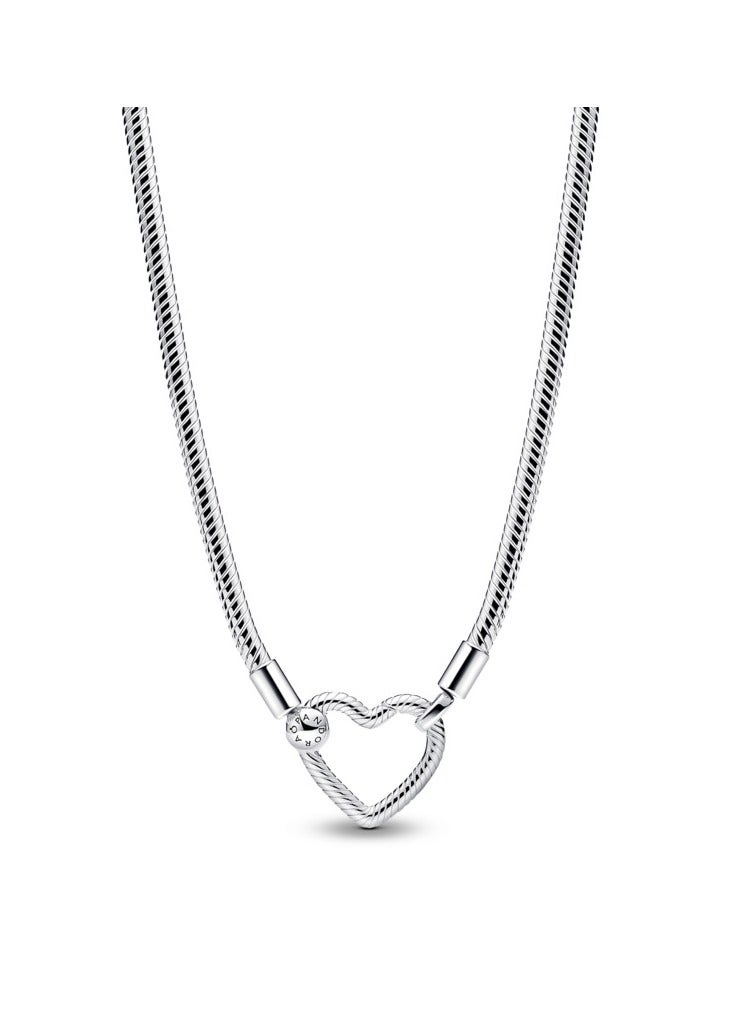 باندورا قلادة سلسلة الثعبان بإغلاق القلب