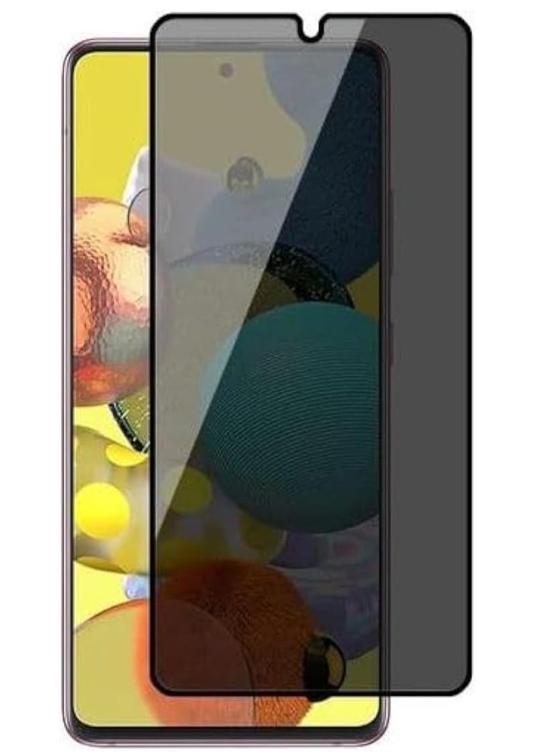 5D Full Tempered Glass Privacy Screen Protector for Realme C55 Anti spy Anti peeping Glass Black with Easy Installation Kit 