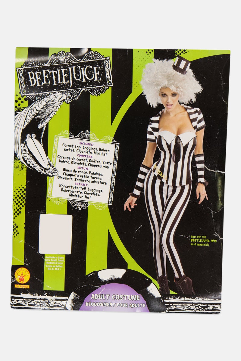 Rubies Beetlejuice Adult Costume, Multicolor - Image 2
