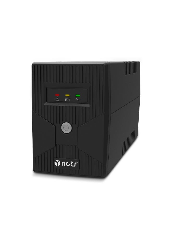 NCTS Line Interactive UPS NCTS QSTROM L SERIES 1000VA Voltage Input 220V Buck Up AVR Voltage Stabilization Fast Transfer Reliable Buck Up for Home & Office Equipment - Image 1