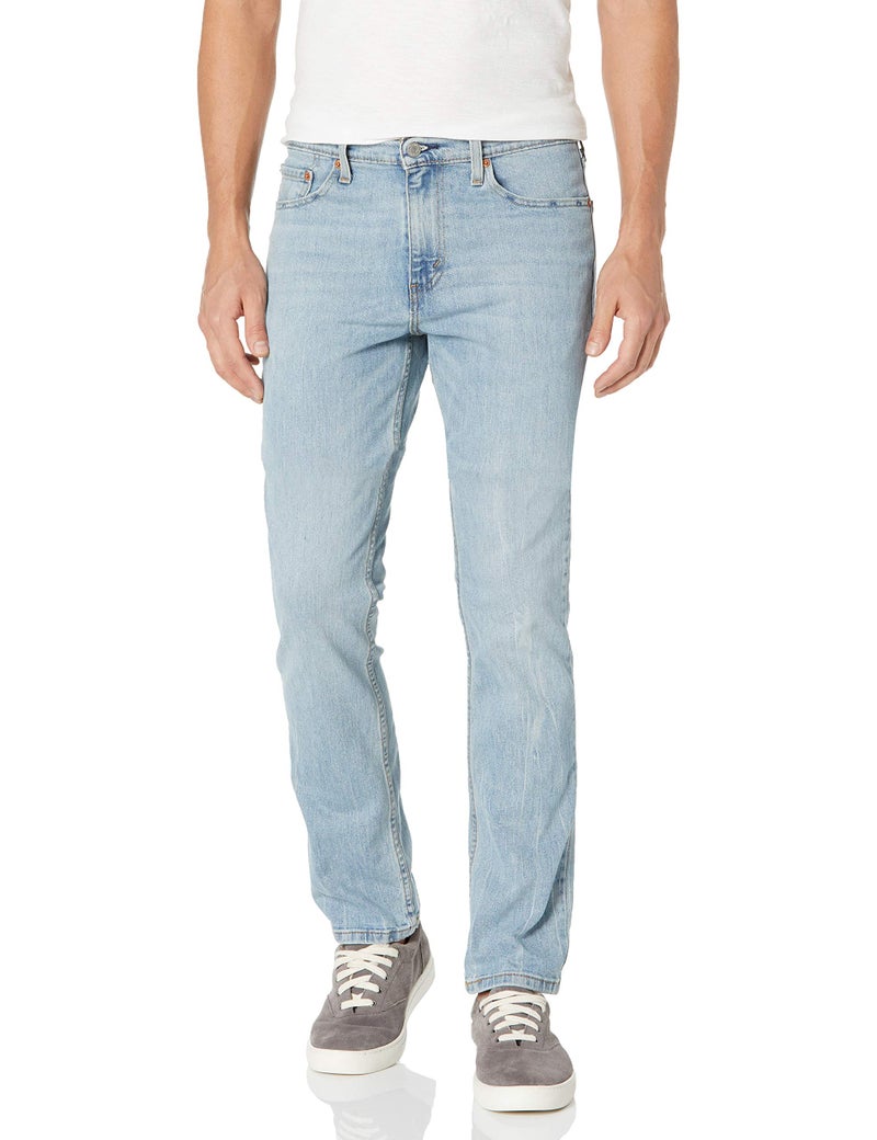 Levi's جينز ليفي للرجال 511 بقصة ضيقة (متوفر أيضًا في الأحجام الكبيرة والطويلة)، أزرق حجري، 34W x 32L - Image 1