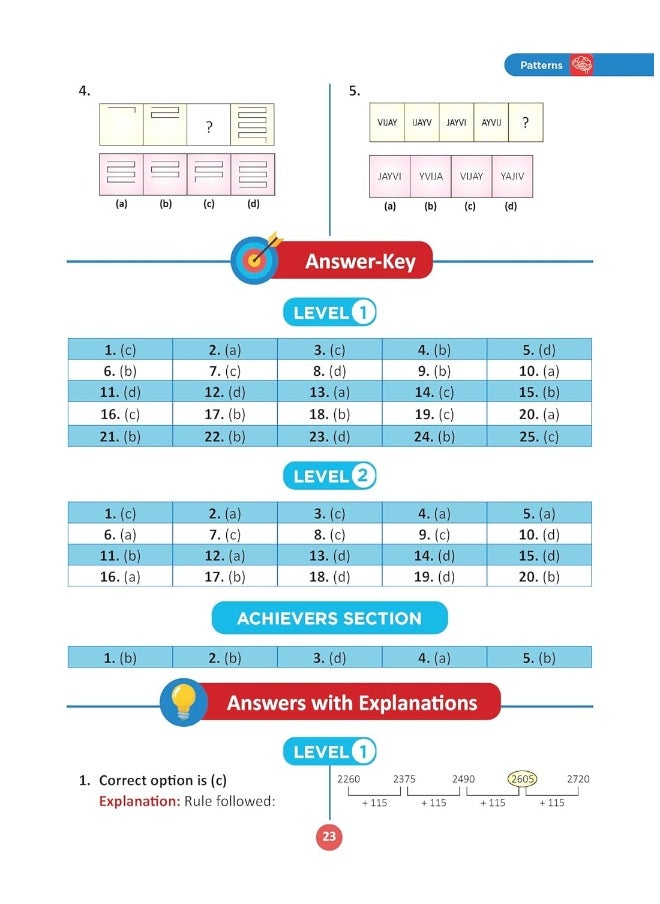 Oswaal One For All Olympiad Previous Years' Solved Papers Class 4 (Set of 2 Books) Maths & Science for 2024-25 Exam  - Image 5
