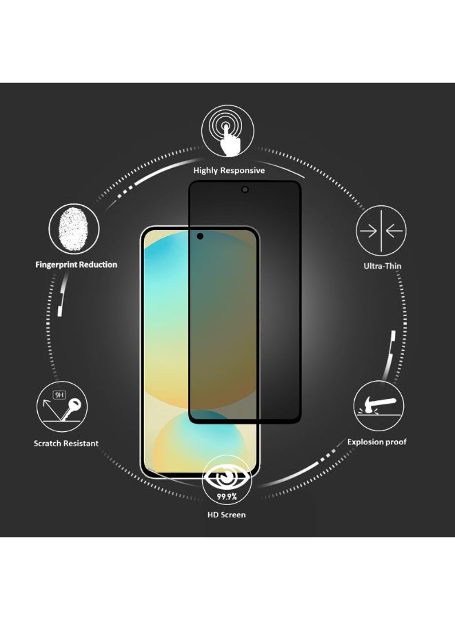 Samsung Galaxy S25 FE Privacy Glass Screen Protector Anti-Spy Tempered Glass Film 9H Hardness Scratch Resistant Bubble Free Glass Screen Protector for Samsung Galaxy S25 FE - Image 2