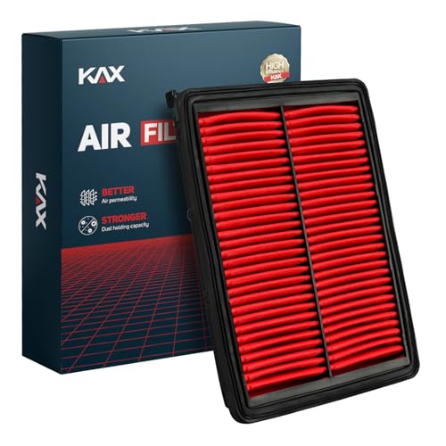 KAX فلتر هواء المحرك KAX بريميوم، بديل CA11942 لهيونداي سوناتا 2015-2019، كيا أوبتيما 2016-2020 2.0L 2.4L، وسائط فلتر هواء متقدمة، زيادة في التسارع - Image 1