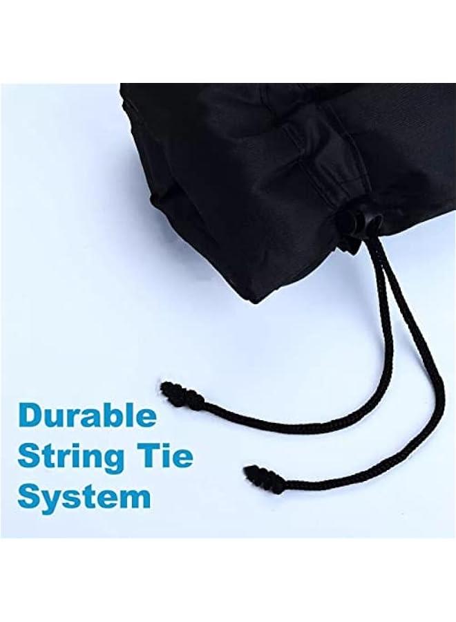 Outdoor Water Faucet Cover for Winter,9.8H x 7.1W Outside Thickened Faucet Covers for Winter Freeze Protection, Reusable Waterproof Faucet Socks (Black, 2 Pieces)  - Image 5