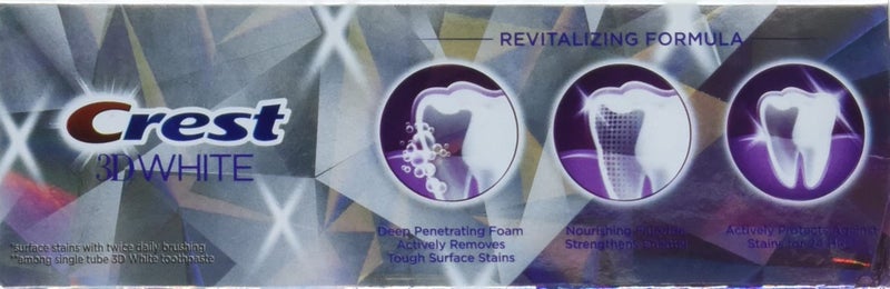 Crest 3D White Brilliance Toothpaste, Vibrant Peppermint, 3.9 Oz (Pack of 3) - Image 2