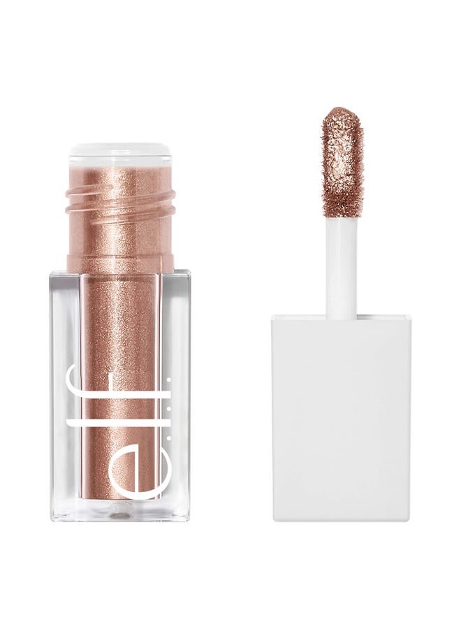 elf Liquid Metallic Eyeshadow, Quick-Drying, Long-Lasting, Gel-Based Formula For One-Swipe Pigmented Coverage, Vegan & Cruelty-Free, Comet - Image 1