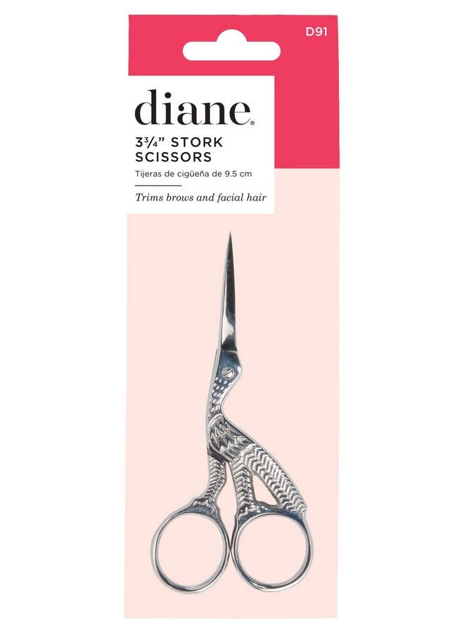 Diane Stork Scissors For Eyebrows Silver 3.75 - Image 1