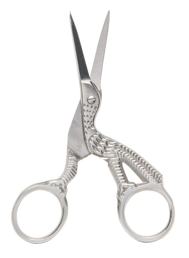 Diane Stork Scissors For Eyebrows Silver 3.75 - Image 3