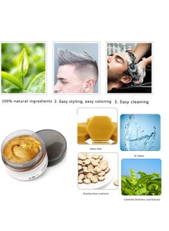 MOFAJANG Orange Gold Instant Hair Coloring Wax, Temporary Hair Dye Pomade for Men & Women's Natural Hairstyles, Party, Cosplay - 4.23 oz  - Image 3