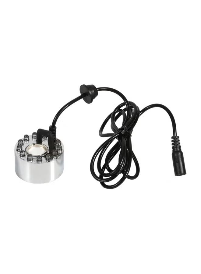 بيوينتي تغيير اللون الموجات فوق الصوتية ضباب صانع 20W الأسود / الفضة - Image 1