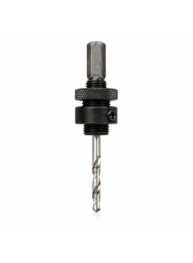 WULF Holesaw Arbor A2 Hex Constant Pitch Adapter with Pilot Drill Bit, Heavy Duty Hole Saw Mandrel for Wood, Metal, Plastic & Professional Drilling Applications - Image 2