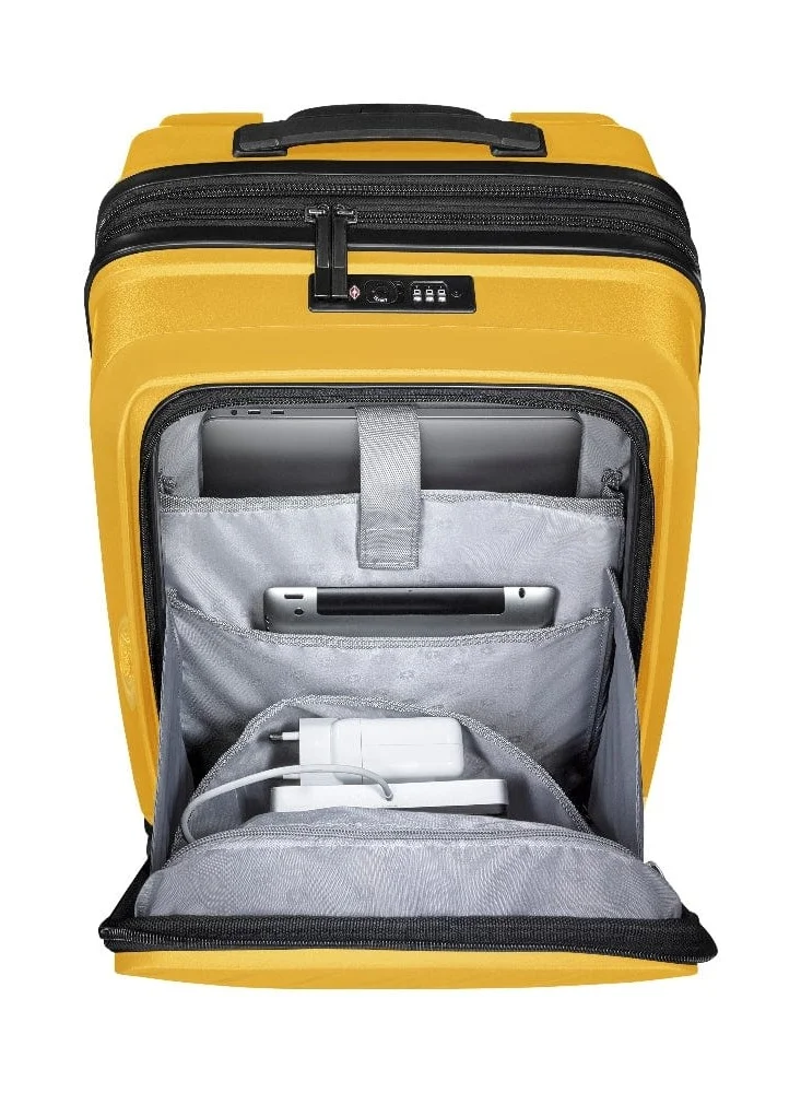 Wenger UltraLite 3 Piece 55+67+76cm Hardside Expandable Check-In Luggage Trolley Set Yellow - 612368
