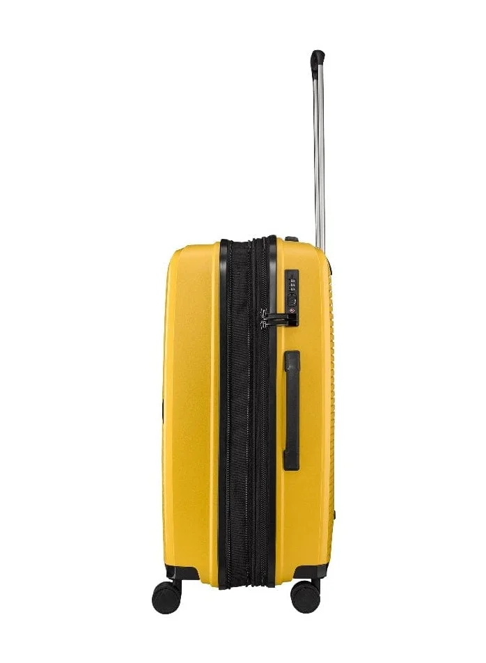 Wenger UltraLite 3 Piece 55+67+76cm Hardside Expandable Check-In Luggage Trolley Set Yellow - 612368