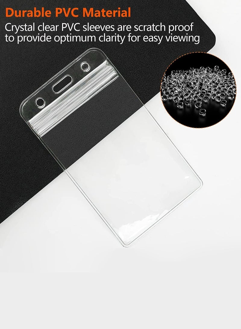 Generic 10-Pieces Clear ID Card Holder,ID Card Holder,Transparent ID Card Holder,ID Card Sleeve  - Image 2