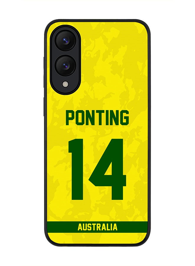 Stylizedd For Samsung Galaxy S25 Edge Case,Slim fit Camera Protection, Shockproof Thin Phone cover  - Australia Ricky Ponting, Jersey No 14