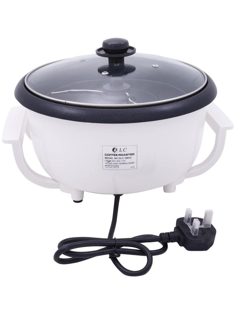 ال سي محمصة كهربائية 750 جرام - 800 واط، آلة تحميص القهوة والبذور - Image 3