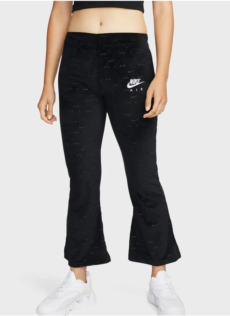 Nike Nsw Air Velour Mid Rise Sweatpants