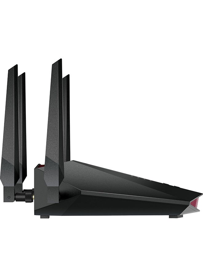نت جير راوتر نايت ووك برو للألعاب XR1000 واي فاي 6 مع DumaOS 3.0 - AX5400 واي فاي للألعاب راوتر أسود أسود - Image 4