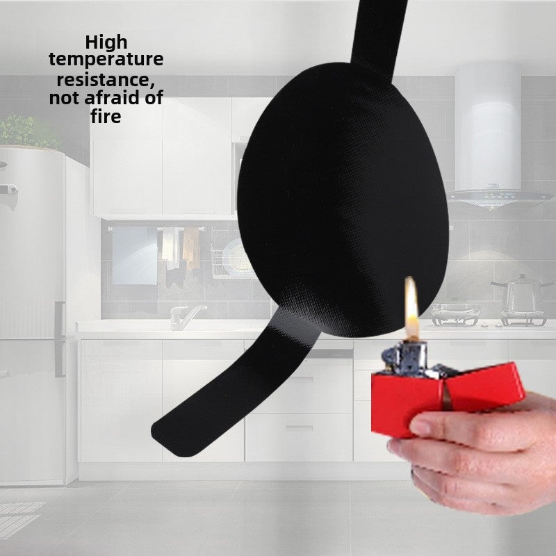 Long handle non-stick Dutch pot mat black oil-proof easy to clean silicone baking mat baking temperature Dutch pot mat(gray oval) - Image 3