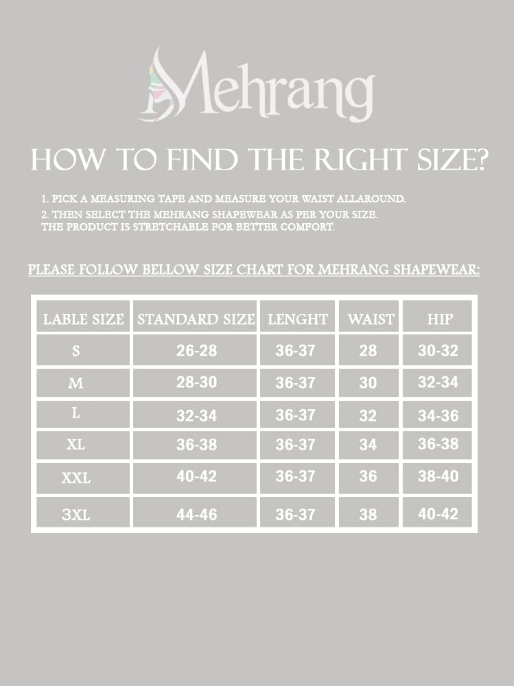 Mehrang Stretchable Saree Shapewear Petticoat for Women, Cotton Blended,Petticoat,Skirts for Women,Shape Wear Dress for Saree Black - Image 5