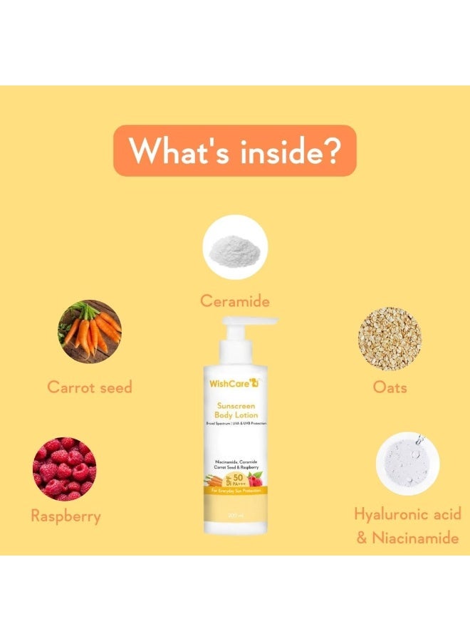 لوشن الجسم الواقي من الشمس بعامل حماية من الشمس 50 واسع الطيف - حماية من الأشعة فوق البنفسجية الطويلة والمتوسطة PA+++ - لا يترك آثارًا بيضاء - Image 4