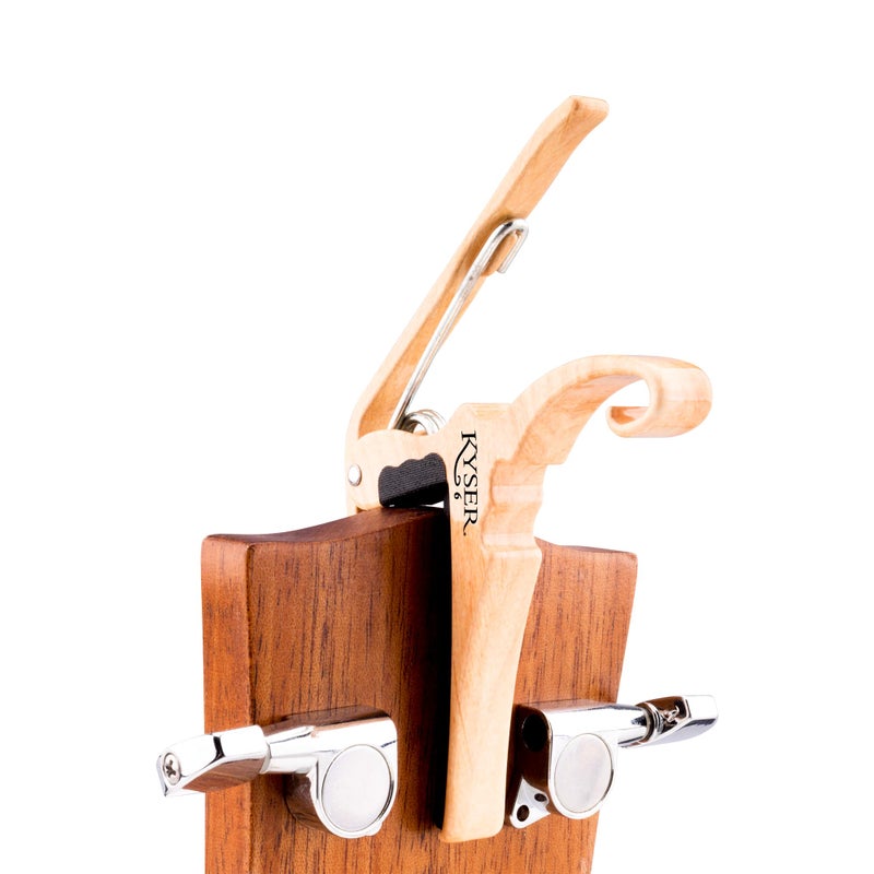 Kyser Quick-Change Guitar Capo for 6-string acoustic guitars, Maple, KG6MA - Image 4
