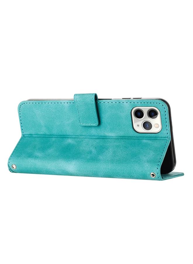 Zaboon Case For iPhone 11 Pro Max Dream Triangle Leather Phone Case with Lanyard - Image 4