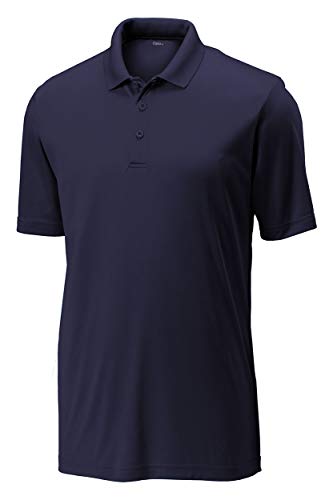 Opna Mens Dry-Fit Golf Polo Shirts,Navy,XX-Large - Image 1