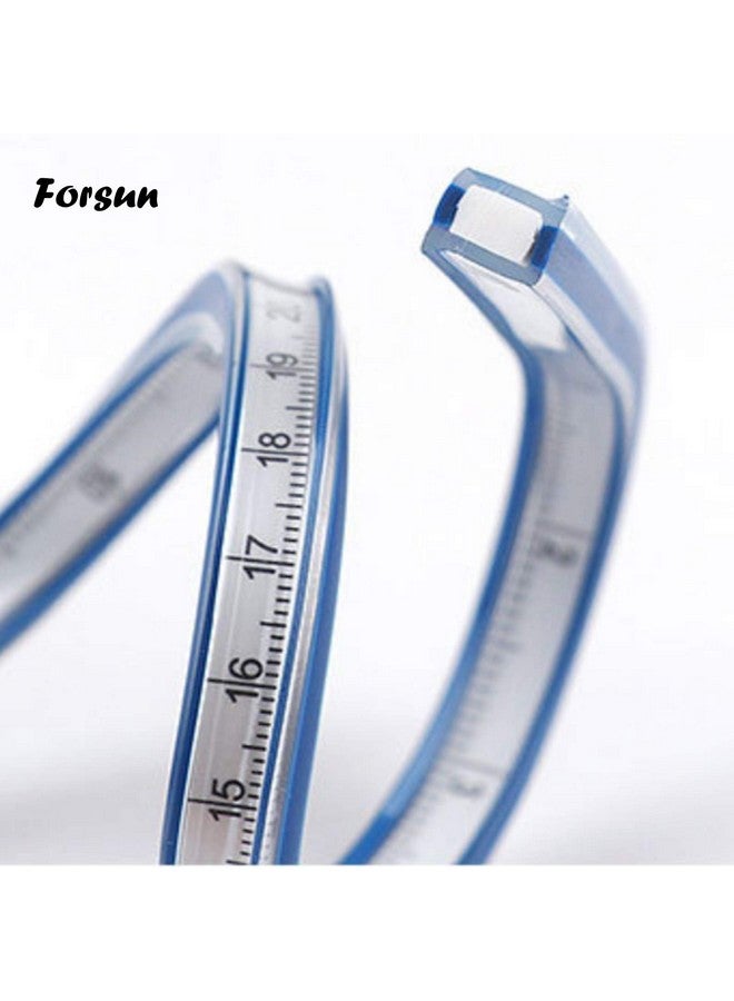 FORSUN 24 Inch (60Cm) Flexible Curve Ruler Flex Design Rule Ideal For Use: Engineering Drawing Design Graphics Garment Design All Kinds Of Painting - Image 5