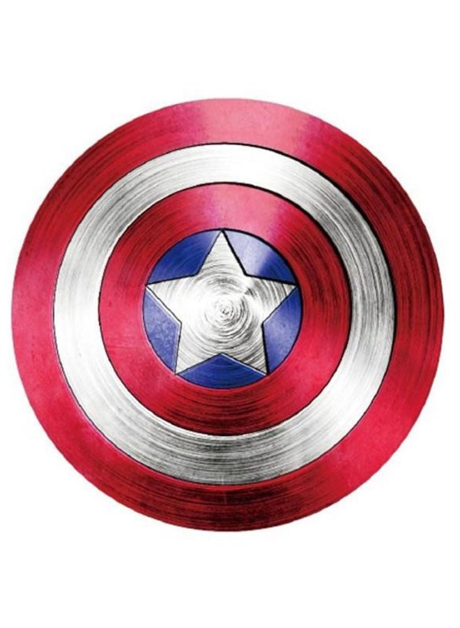 NIBEMINENT Waterproof Captain America Shield Pattern Car Sticker