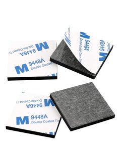 3M 100 Pack Square Double Sided Foam Tape Strong Pad Mounting Adhesive (Black)  - Image 4